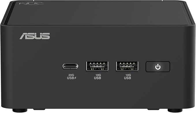 ASUS NUC 15 Pro, Mini PC Intel Core U5-225H, 96 GB de RAM DDR5-6400, SSD M.2, Gráficos Intel ARC, Wi-Fi 7, Bluetooth 5.4, Compatible con Windows 11 Pro y Windows 11 Home, Versión alta, Negro