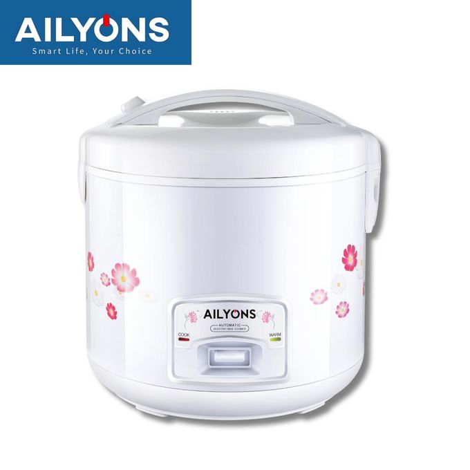 AILYONS RCX-18B01 Deluxe 1.8L Automatic Electric Rice Cooker 3 in 1 - White